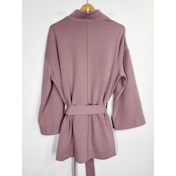 Lululemon Ribbed Softstreme Belted Wrap Twilight Rose - Picture 5 of 11